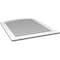 Ekena Millwork Arch Top Surface Mount PVC Gable Vent: Non-Functional, w/ 3-1/2"W x 1"P Standard Frame, 34"W x 40"H GVPAR34X4001SN - alternate 2